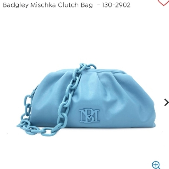 Badgley Mischka Handbags - Badgley Mischka Blue Clutch Bag
